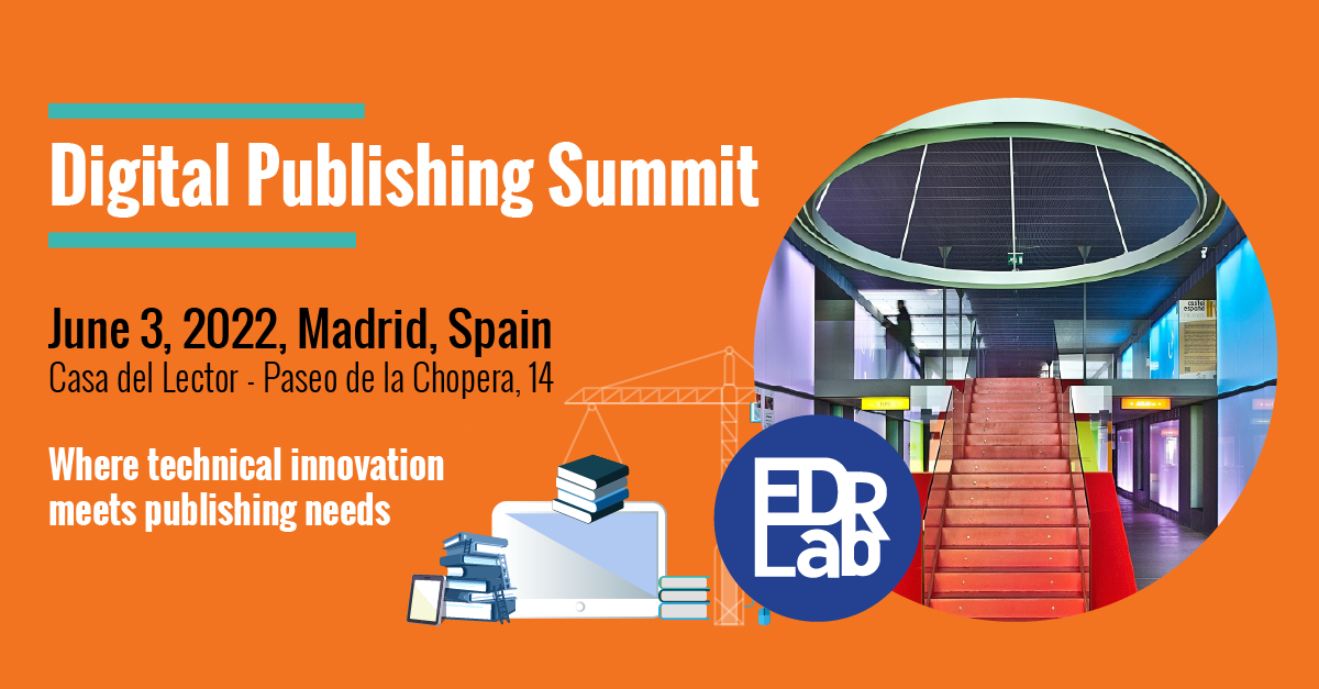 DPS 2022 Madrid, 3 June Banner of the Digital Publishing Summit 2022