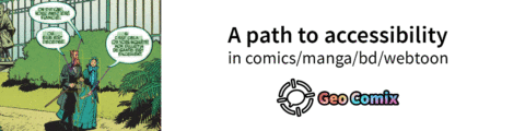 Banner showing a semantic extraction of text form a comics image.