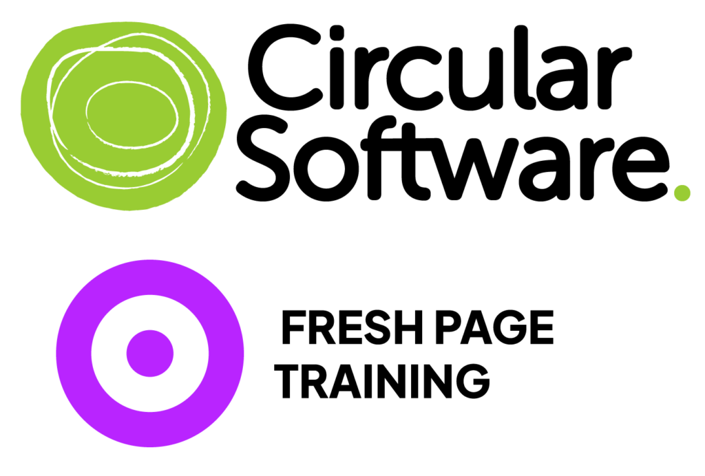 Logo Circular Software and Fresh page Training