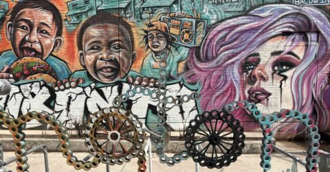 A paint wall in toronto.