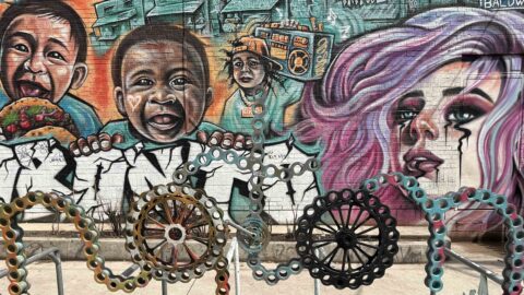 A paint wall in toronto.